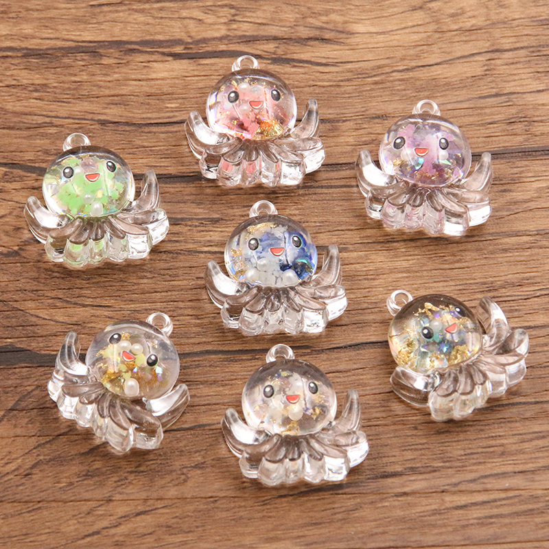 10Pcs 25x27MM Funny Animals Oc - Resin Art Beach Theme 리뷰 및 가격