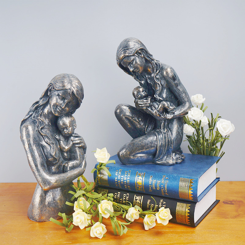 Mother Child Resin Sculpture H - Resin Art For Anniversary Gift 리뷰 및 가격