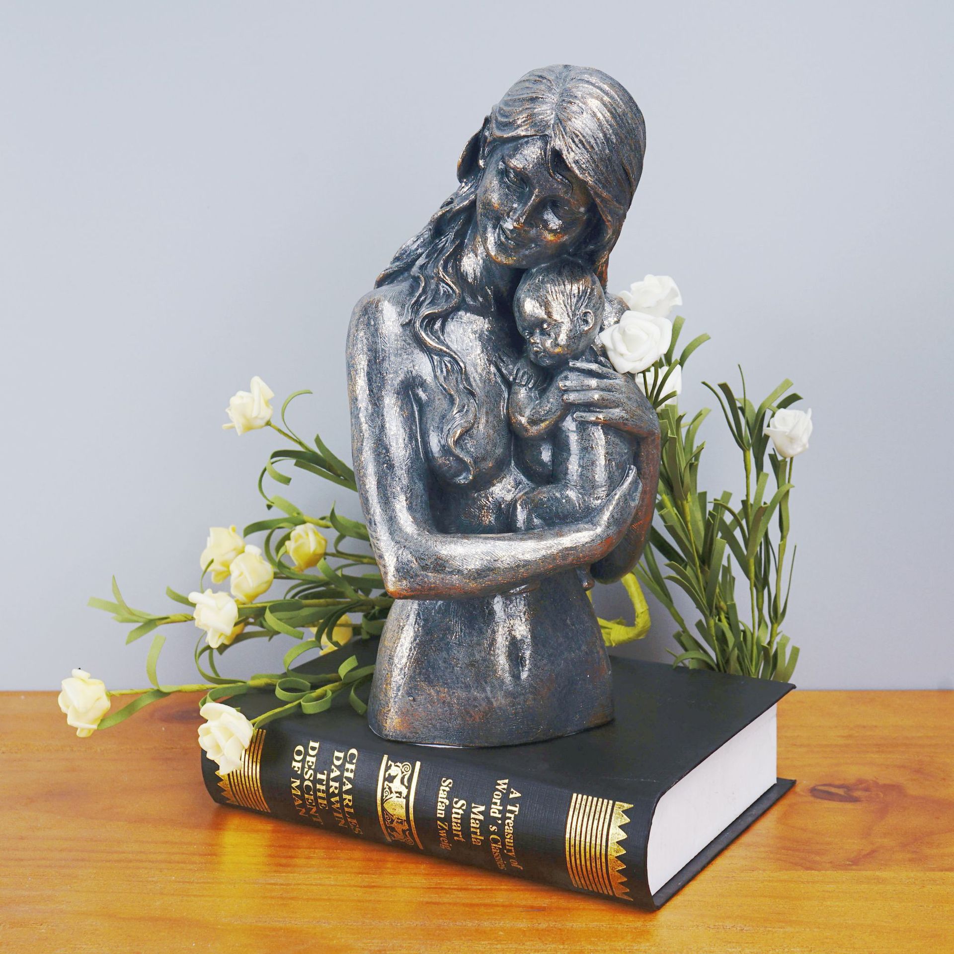 Mother Child Resin Sculpture H - Resin Art For Anniversary Gift 리뷰 및 가격