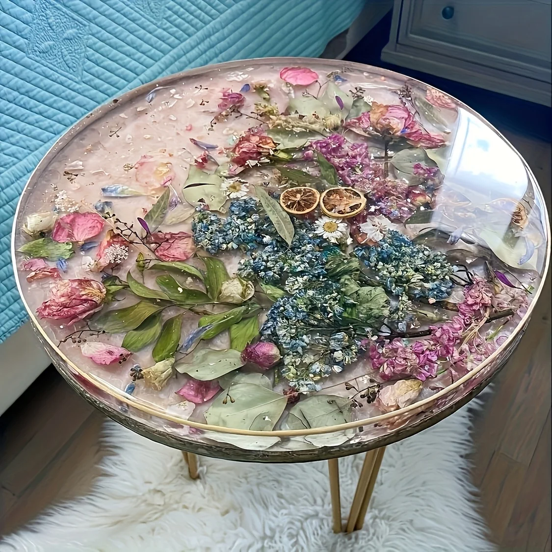 DIY Resin Round Table Silicone - Resin Art Table 리뷰 및 가격