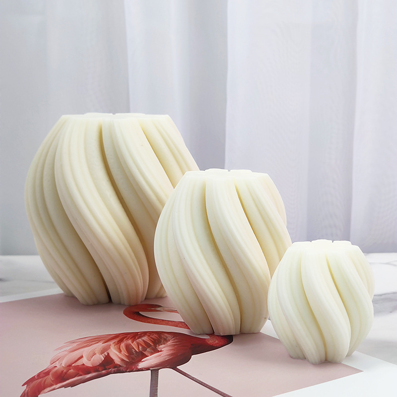 Geometric Striped Column Candl - Resin Art Furniture 리뷰 및 가격