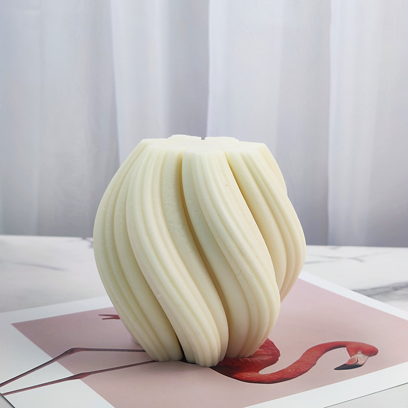 Geometric Striped Column Candl - Resin Art Furniture 리뷰 및 가격
